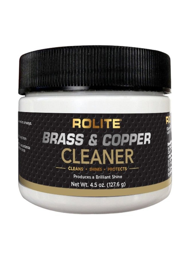 Rolite Brass & Copper Cleaner (4.5oz) Instant Cleaning & Tarnish Removal on Railings, Elevators, Fixtures, Hotels, Cruise Ships, Office Buildings - Image 1